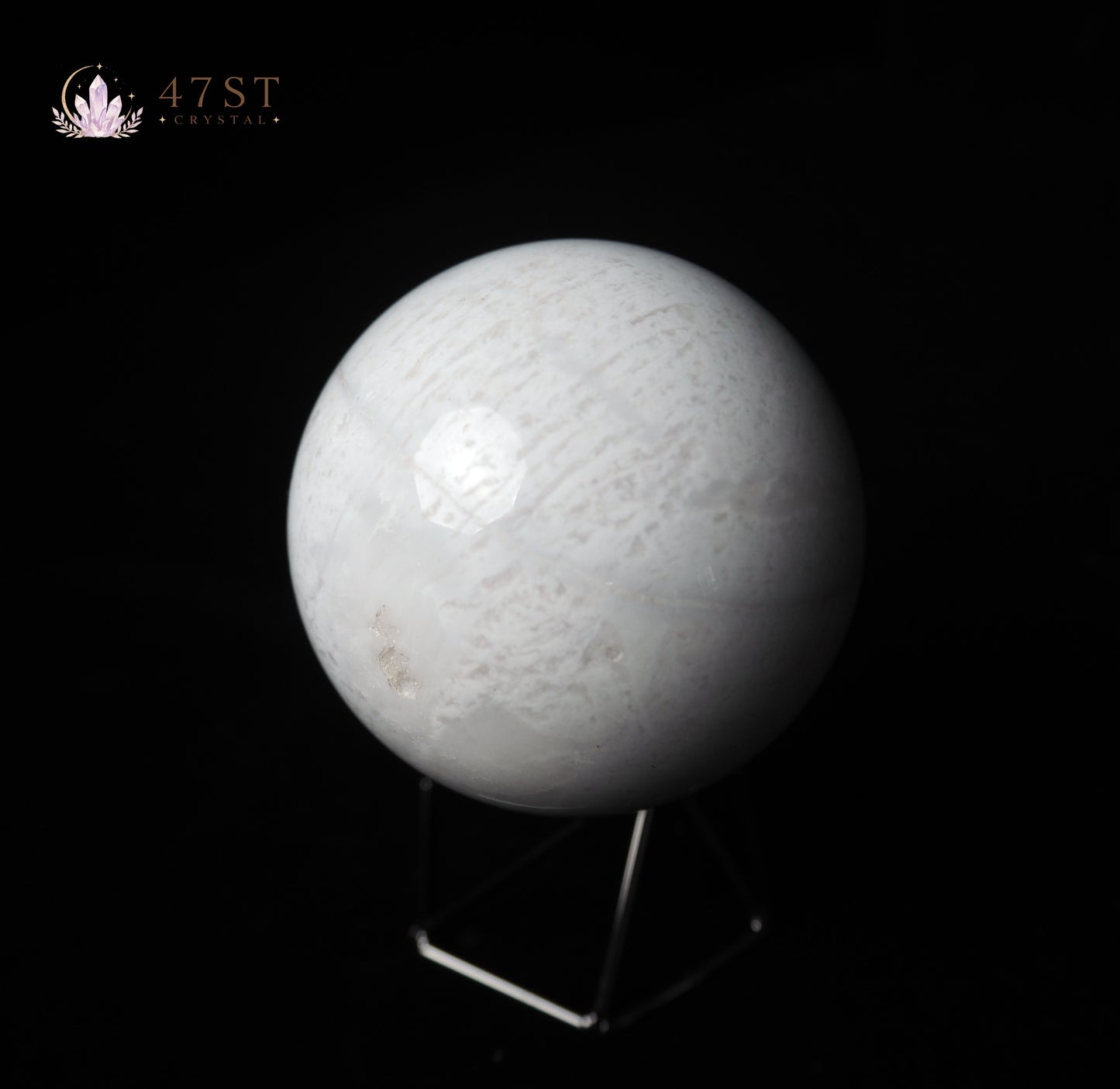 White Agate Sphere