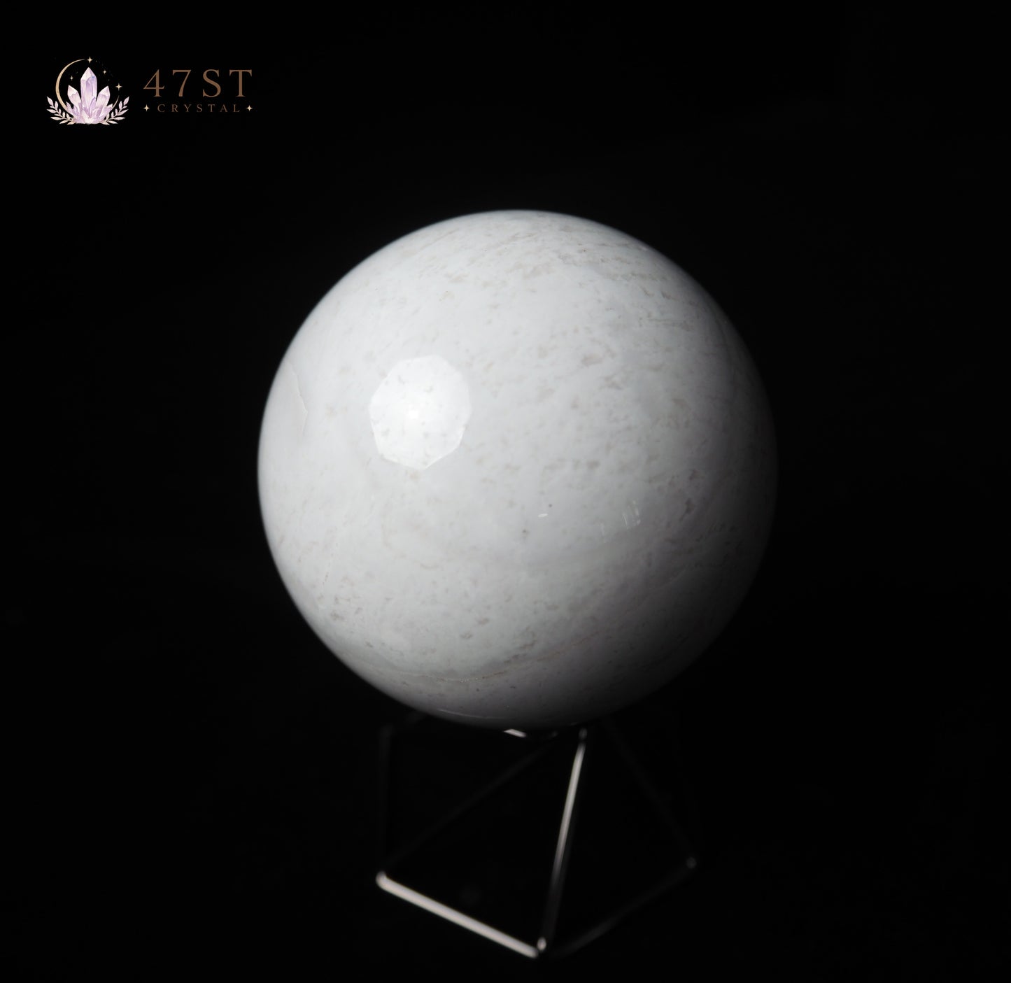 White Agate Sphere