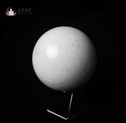 White Agate Sphere