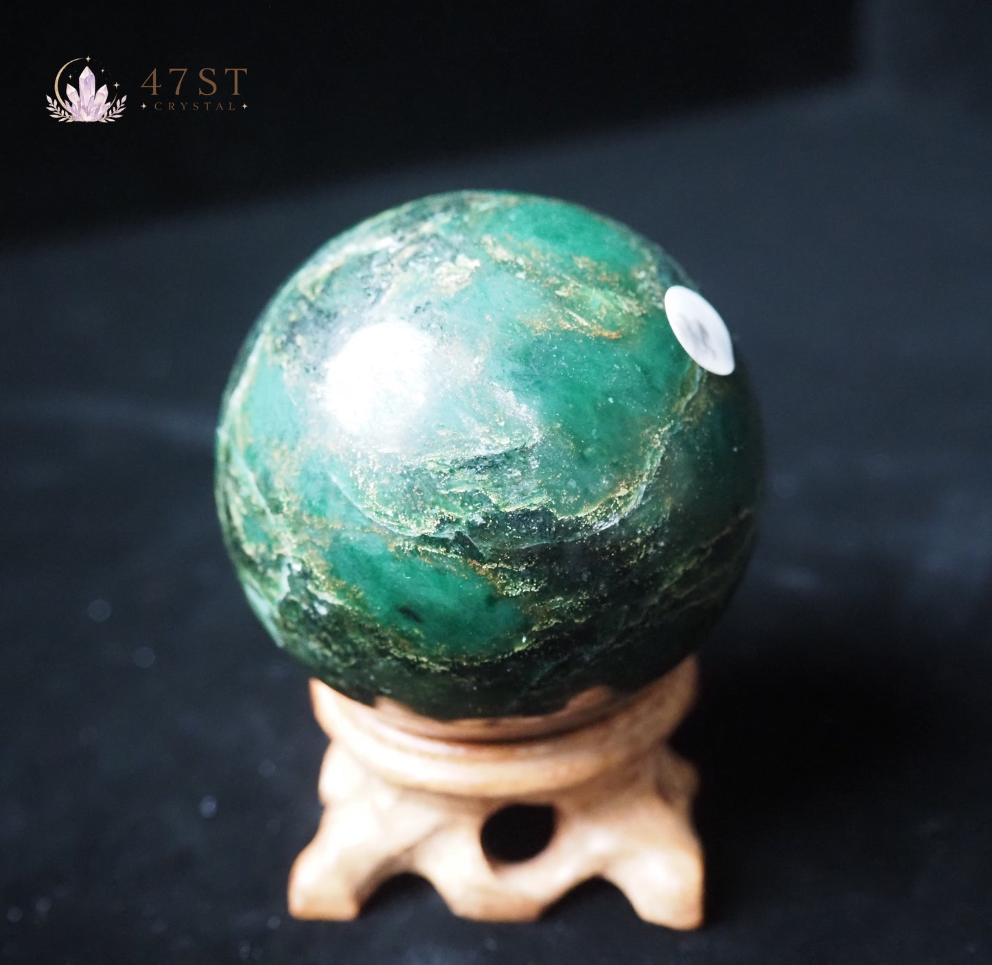 Emerald Green Gemstone Sphere
