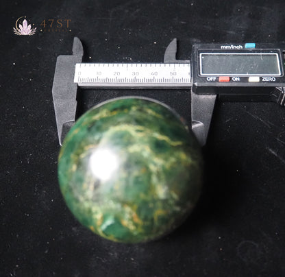 Emerald Green Gemstone Sphere
