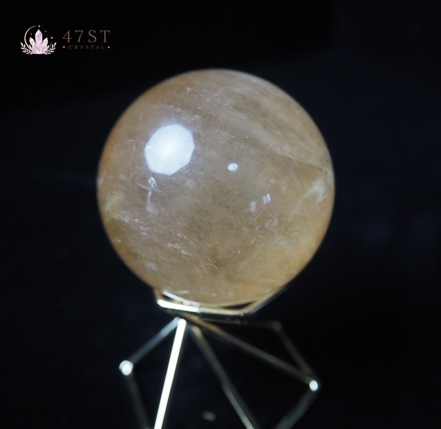Yellow Iceland Spar Sphere