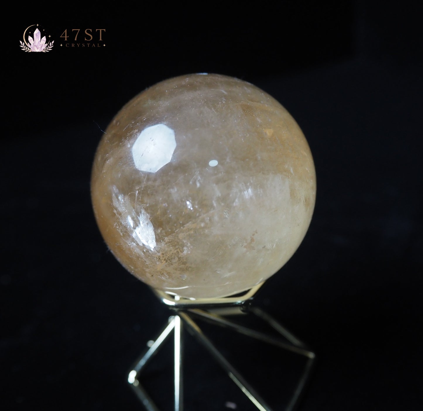 Yellow Iceland Spar Sphere