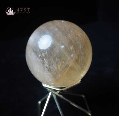 Yellow Iceland Spar Sphere