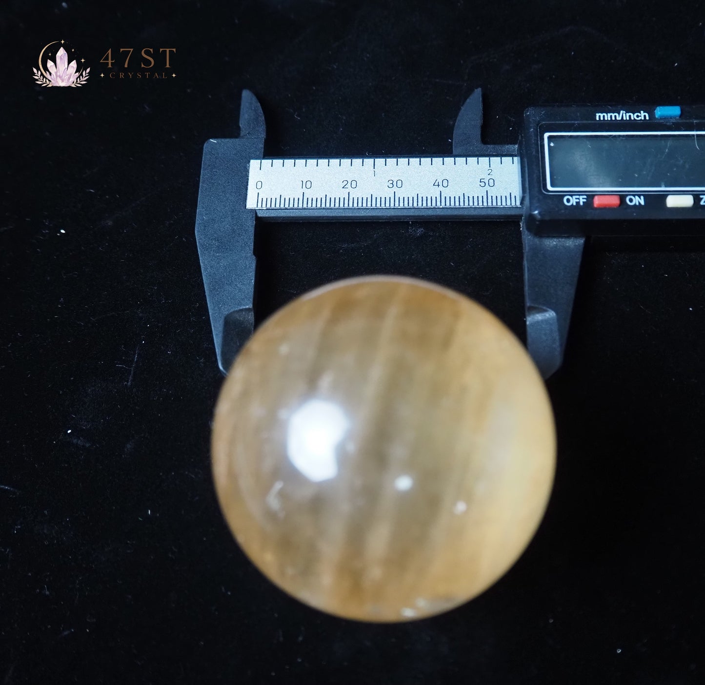 Yellow Iceland Spar Sphere