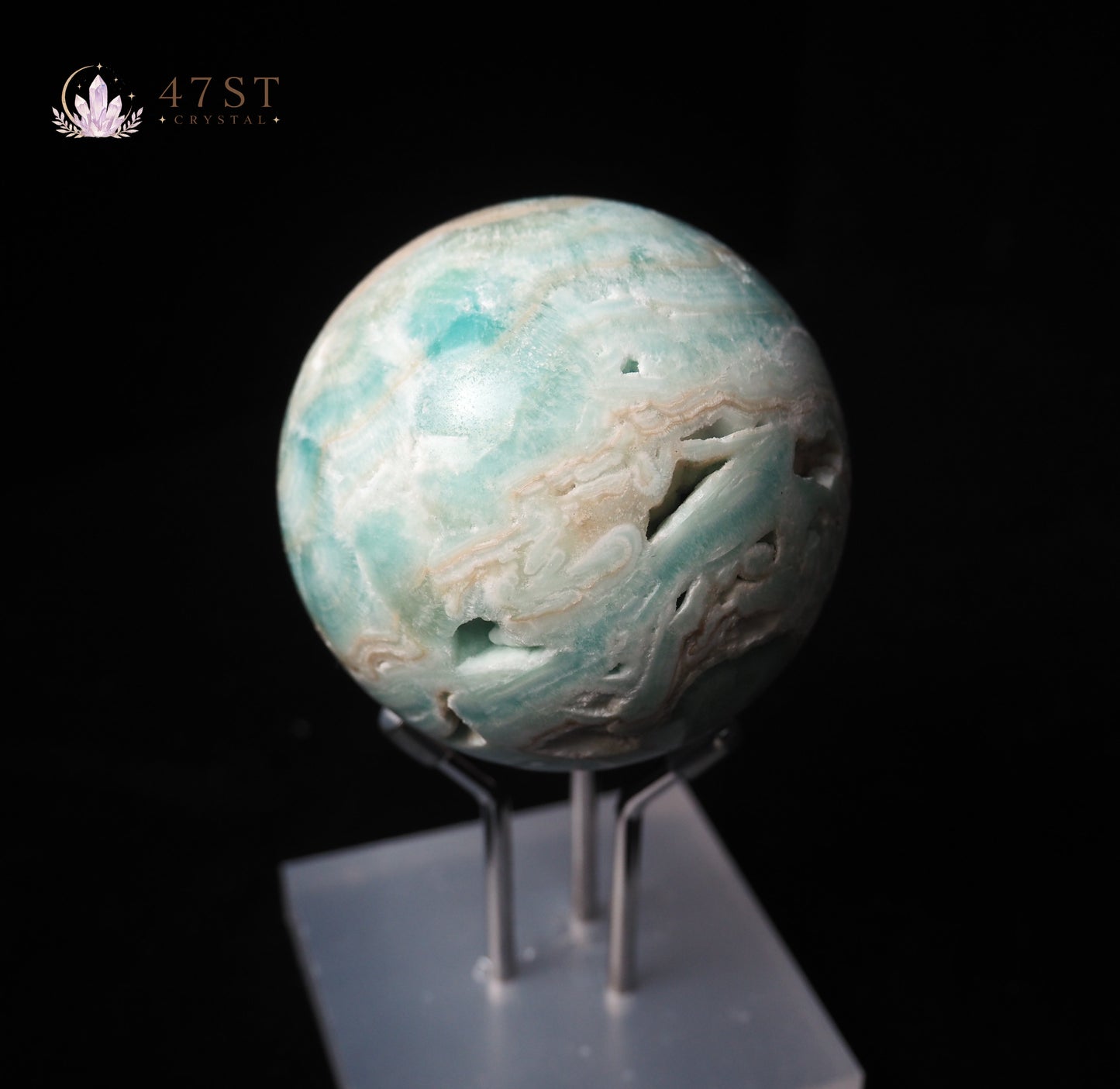 Hemimorphite Sphere