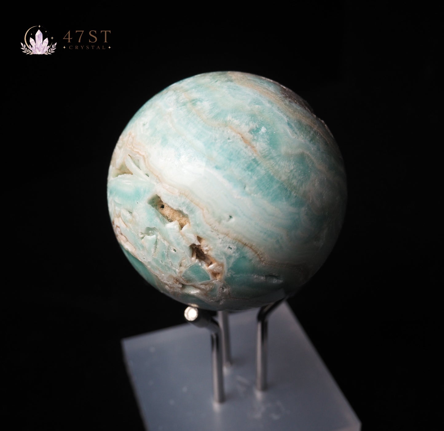 Hemimorphite Sphere