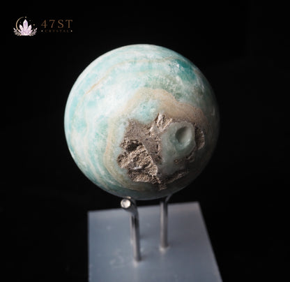 Hemimorphite Sphere