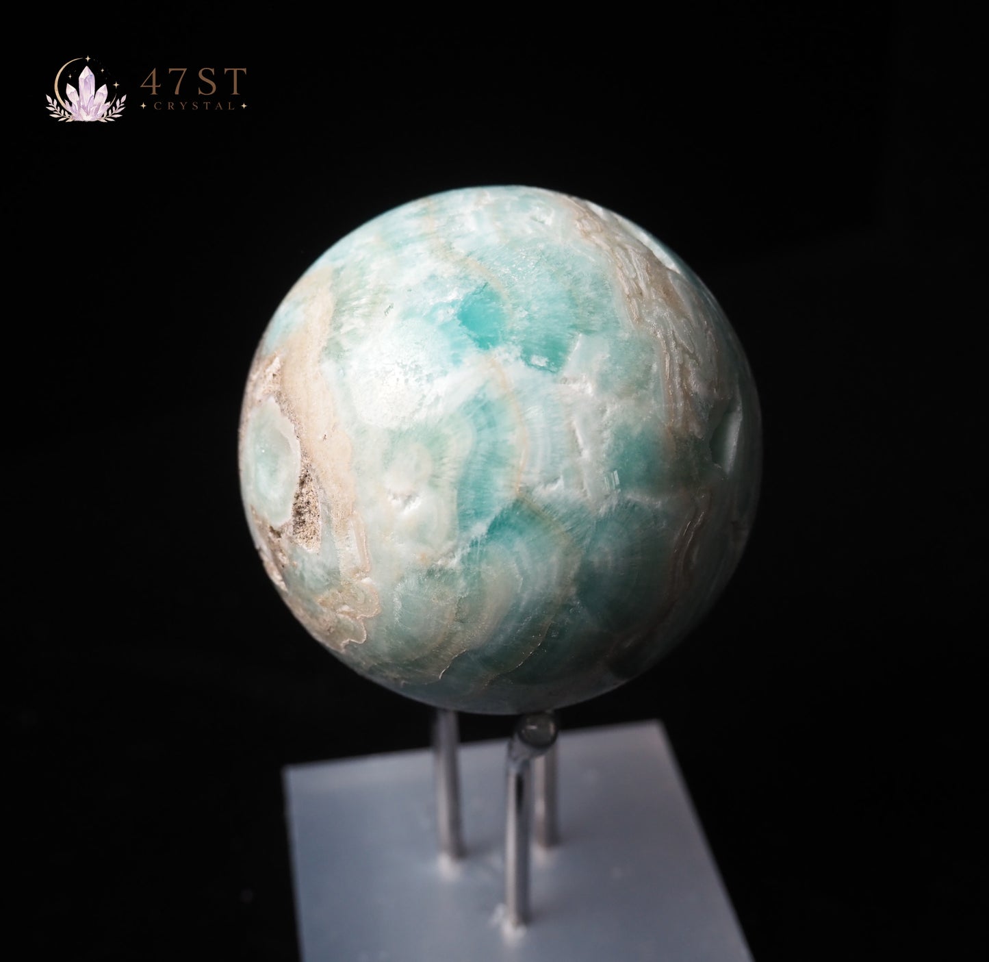 Hemimorphite Sphere