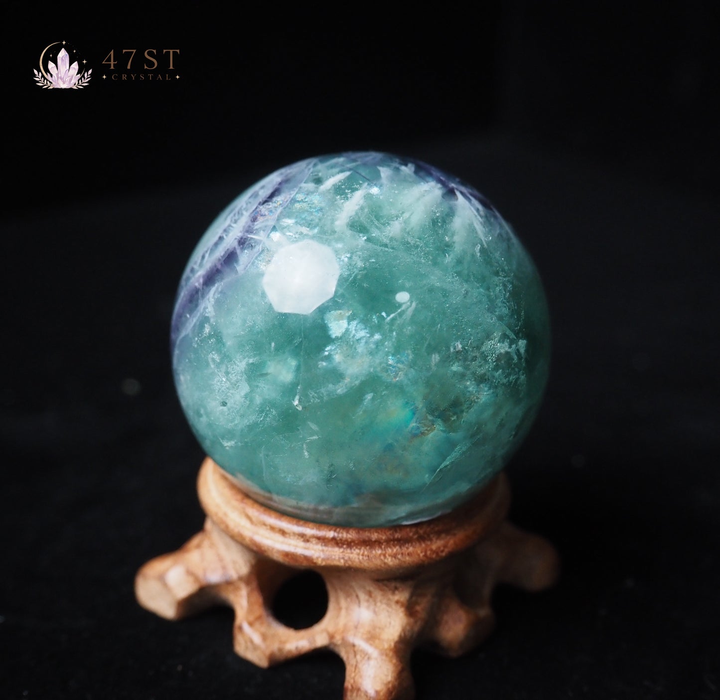 Feather Fluorite Sphere