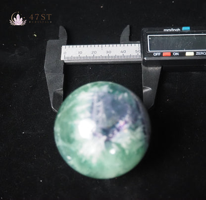 Feather Fluorite Sphere