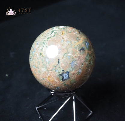 Rainforest Jasper Sphere