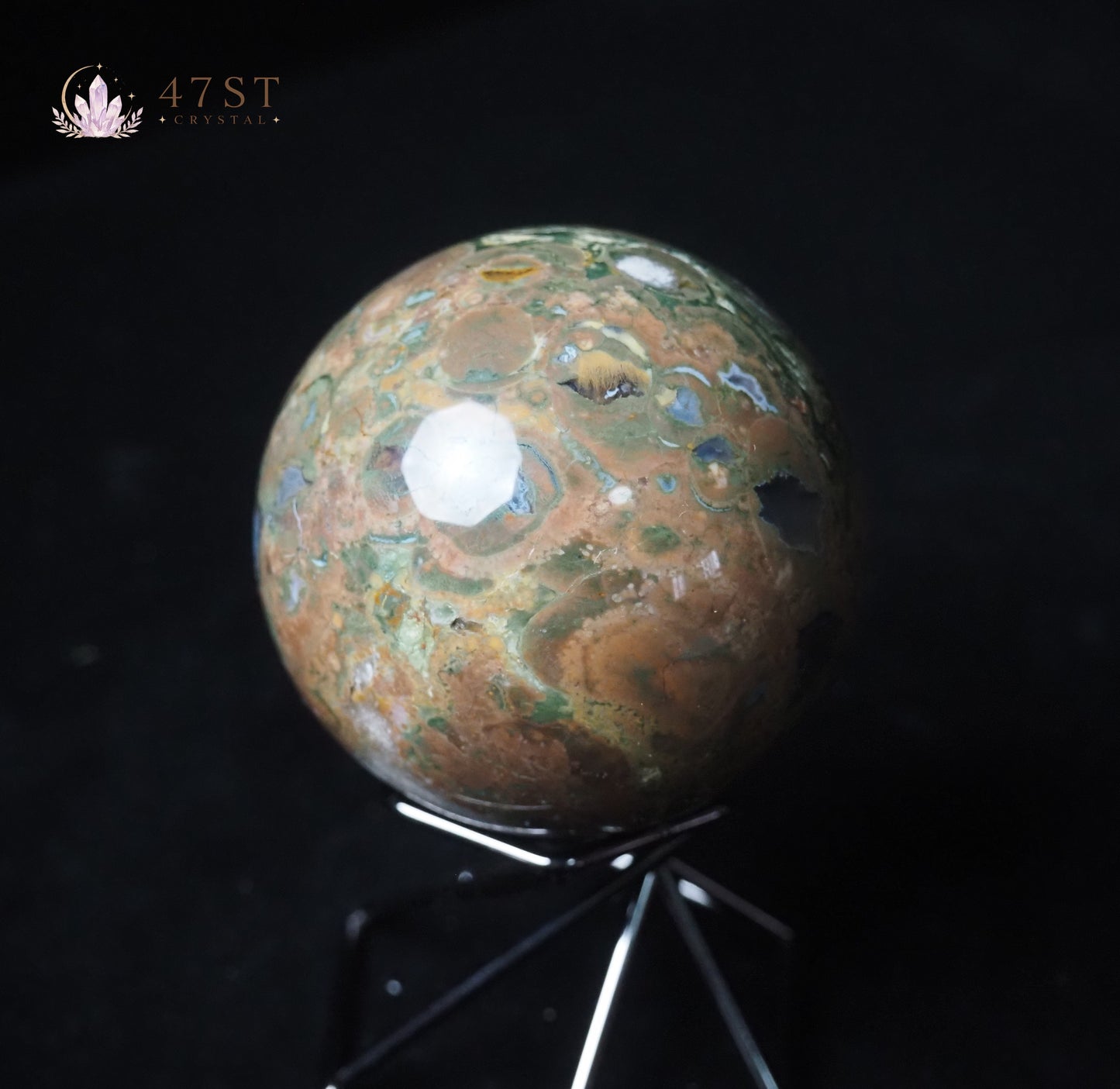 Rainforest Jasper Sphere