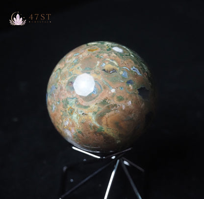 Rainforest Jasper Sphere