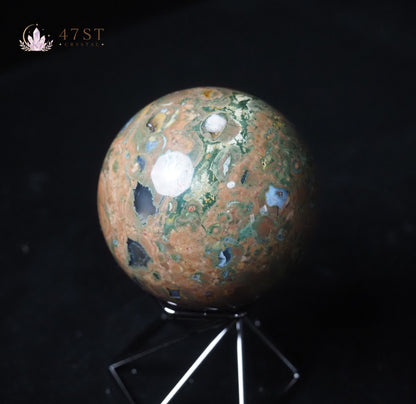 Rainforest Jasper Sphere