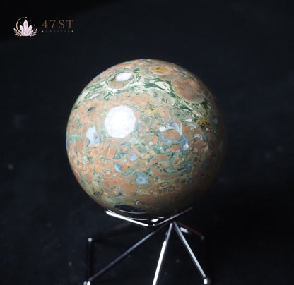 Rainforest Jasper Sphere