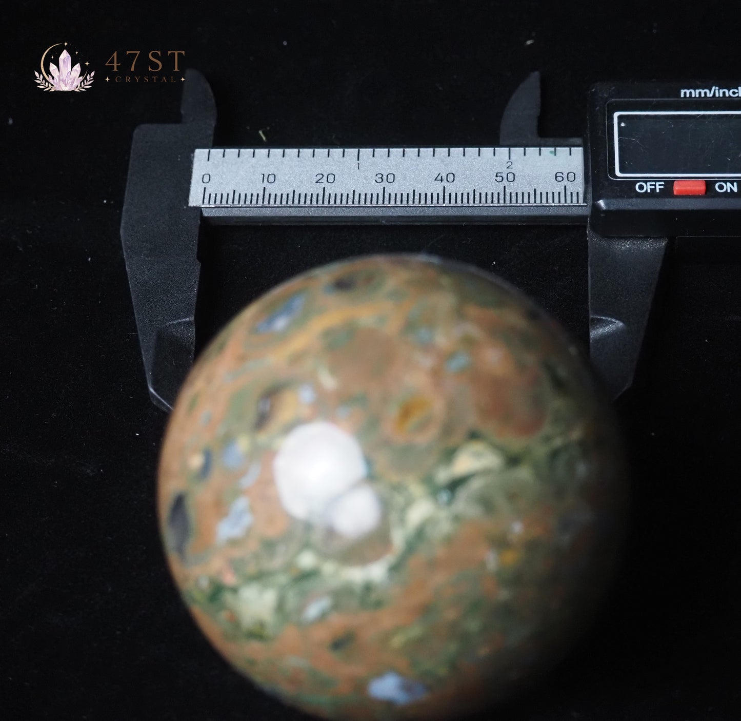 Rainforest Jasper Sphere