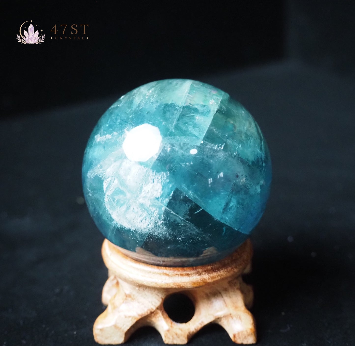Green Fluorite Sphere