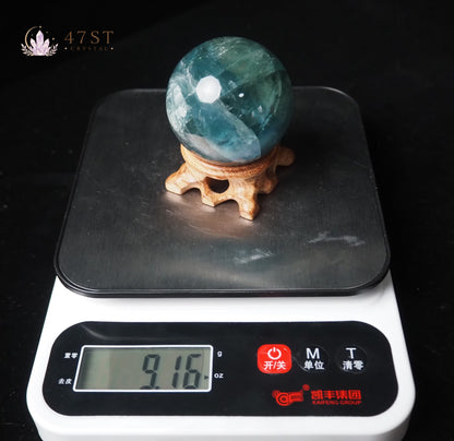 Green Fluorite Sphere