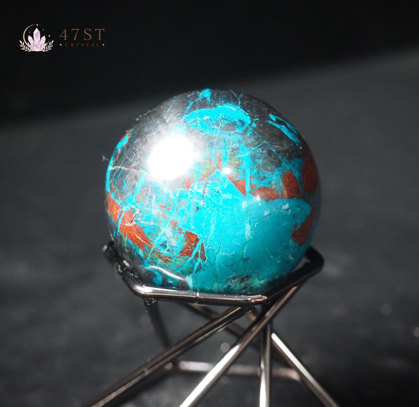 Chrysocolla Sphere