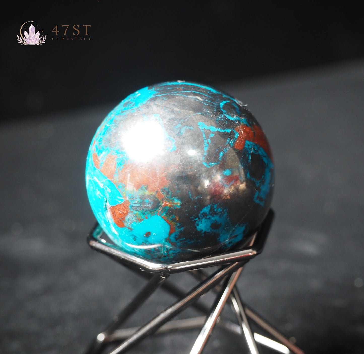 Chrysocolla Sphere