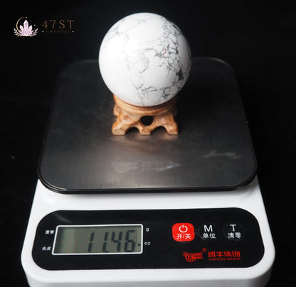 Howlite Sphere
