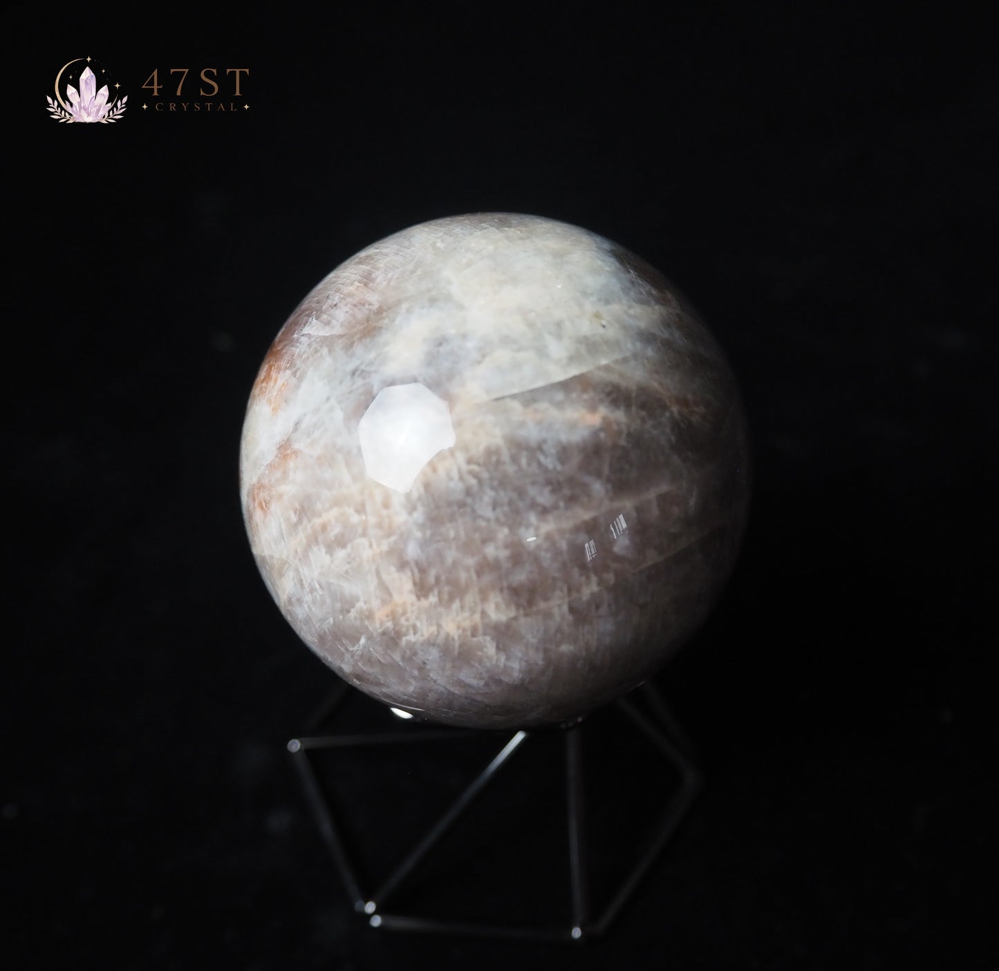Black Moonstone Sphere
