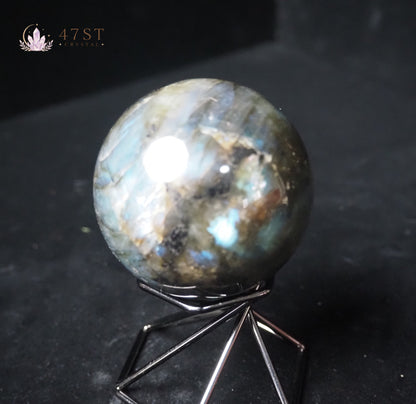Black Moonstone Sphere