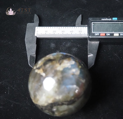 Black Moonstone Sphere