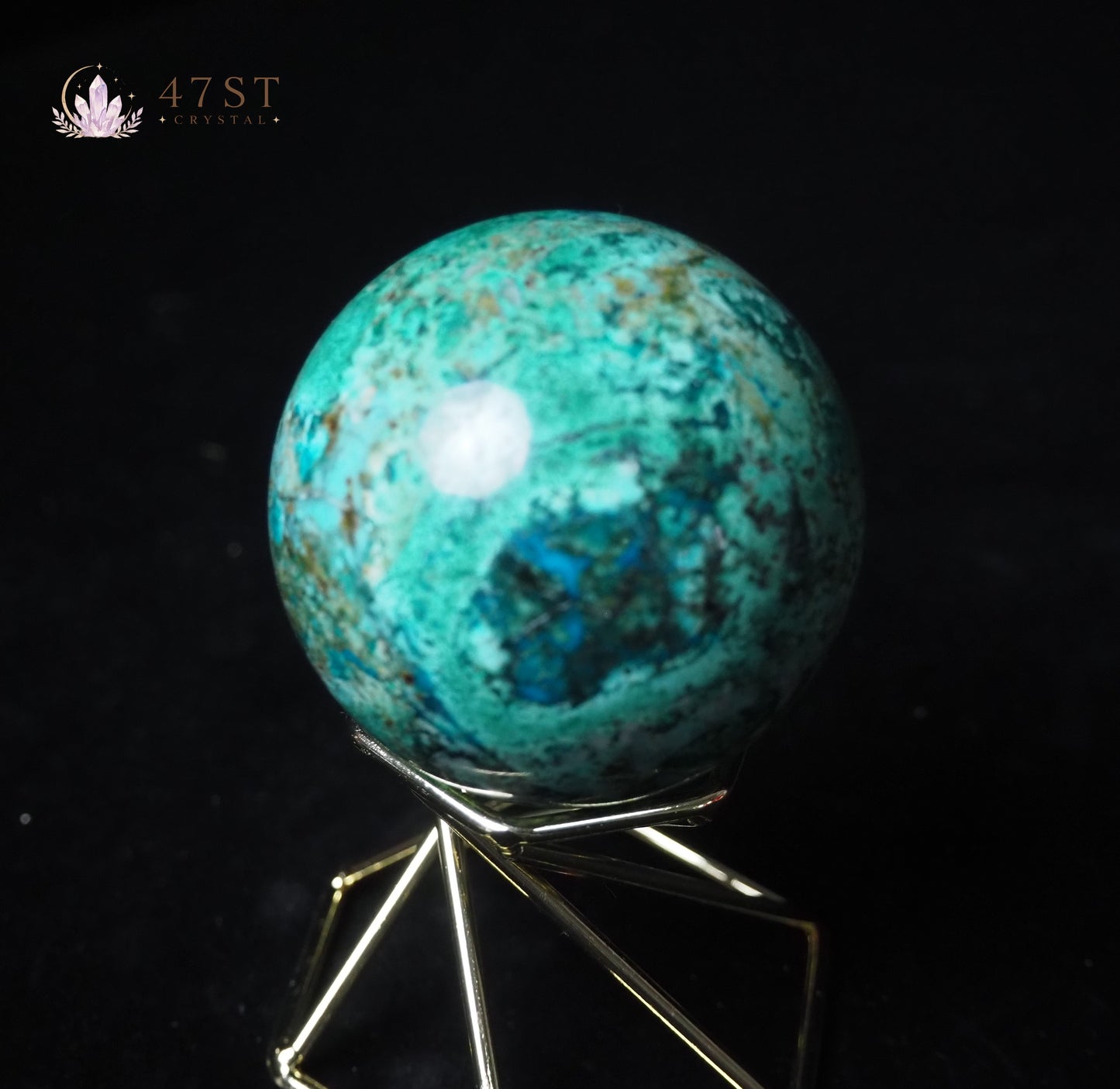 Chrysocolla Sphere