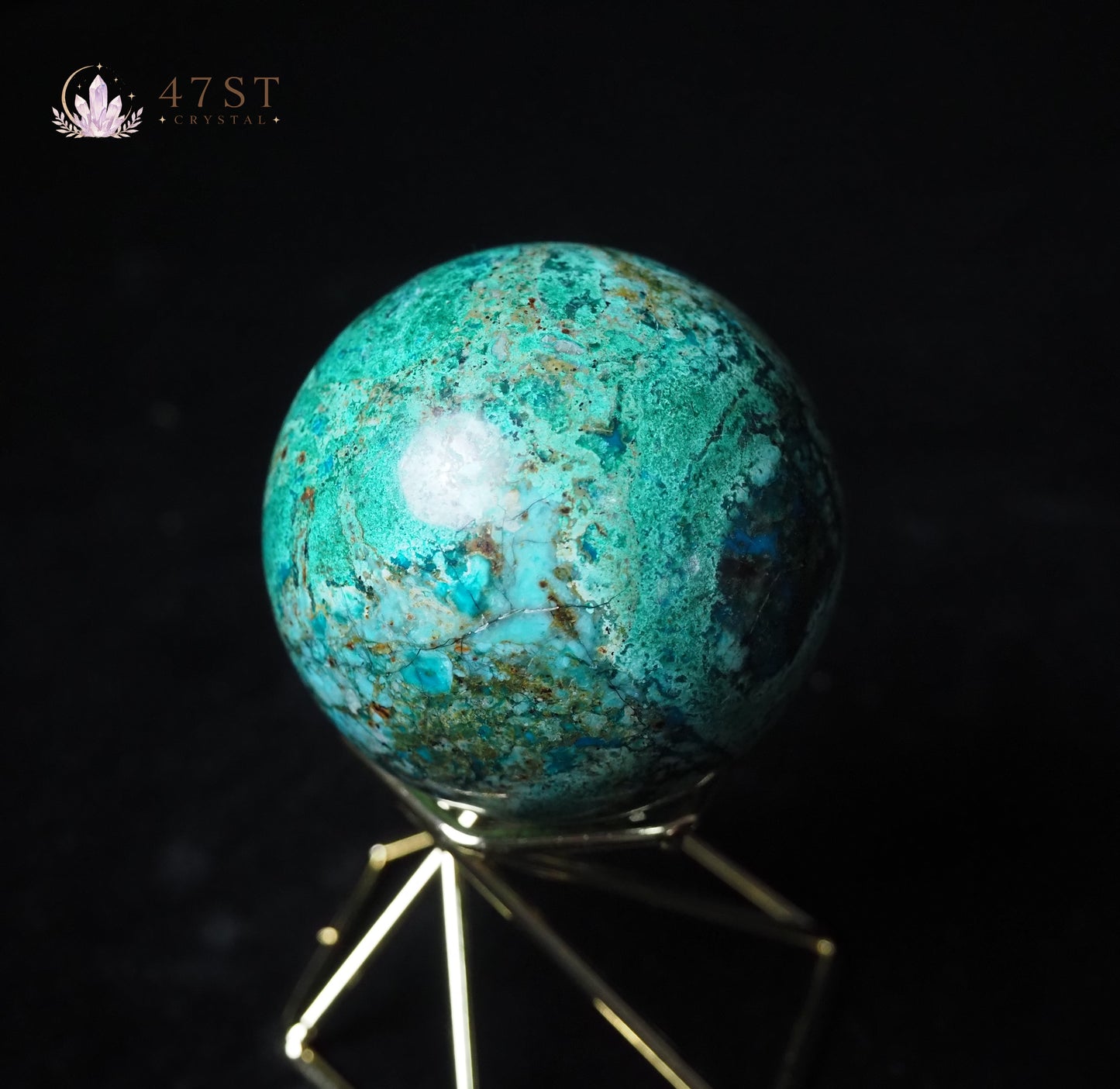 Chrysocolla Sphere