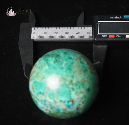 Chrysocolla Sphere