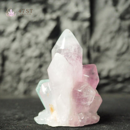 Rainbow Fluorite Cluster Carving