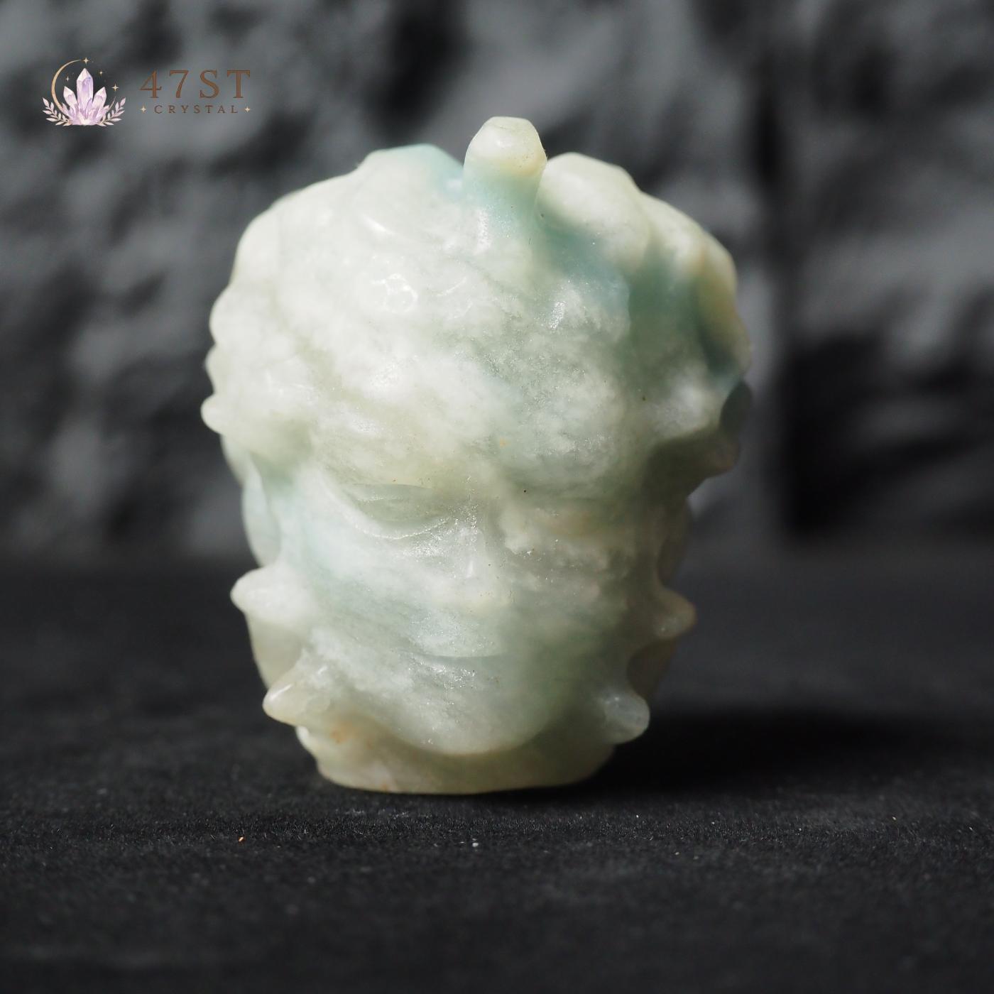 Medusa Head Crystal Carvings