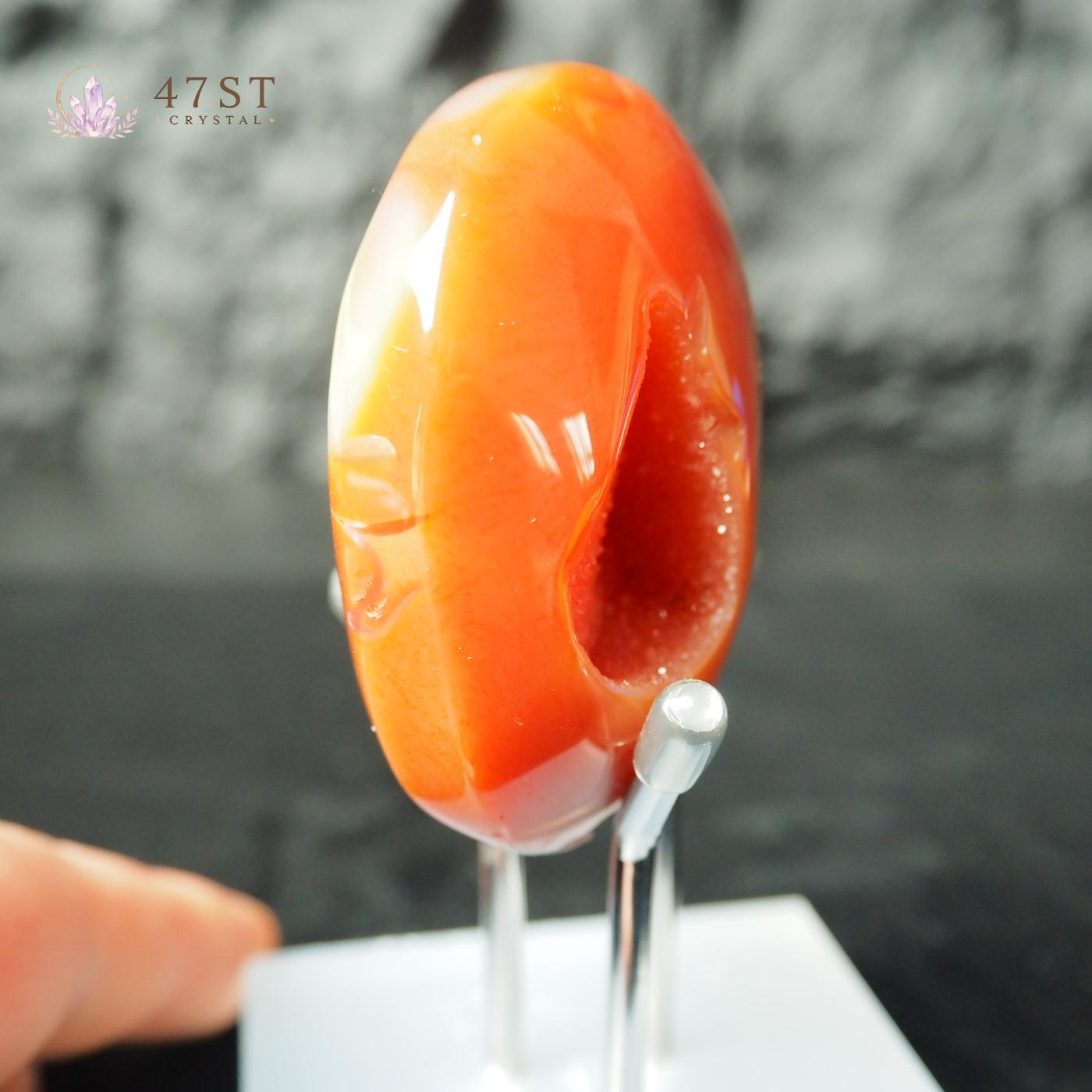 Carnelian Palm Stone
