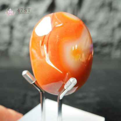 Carnelian Palm Stone