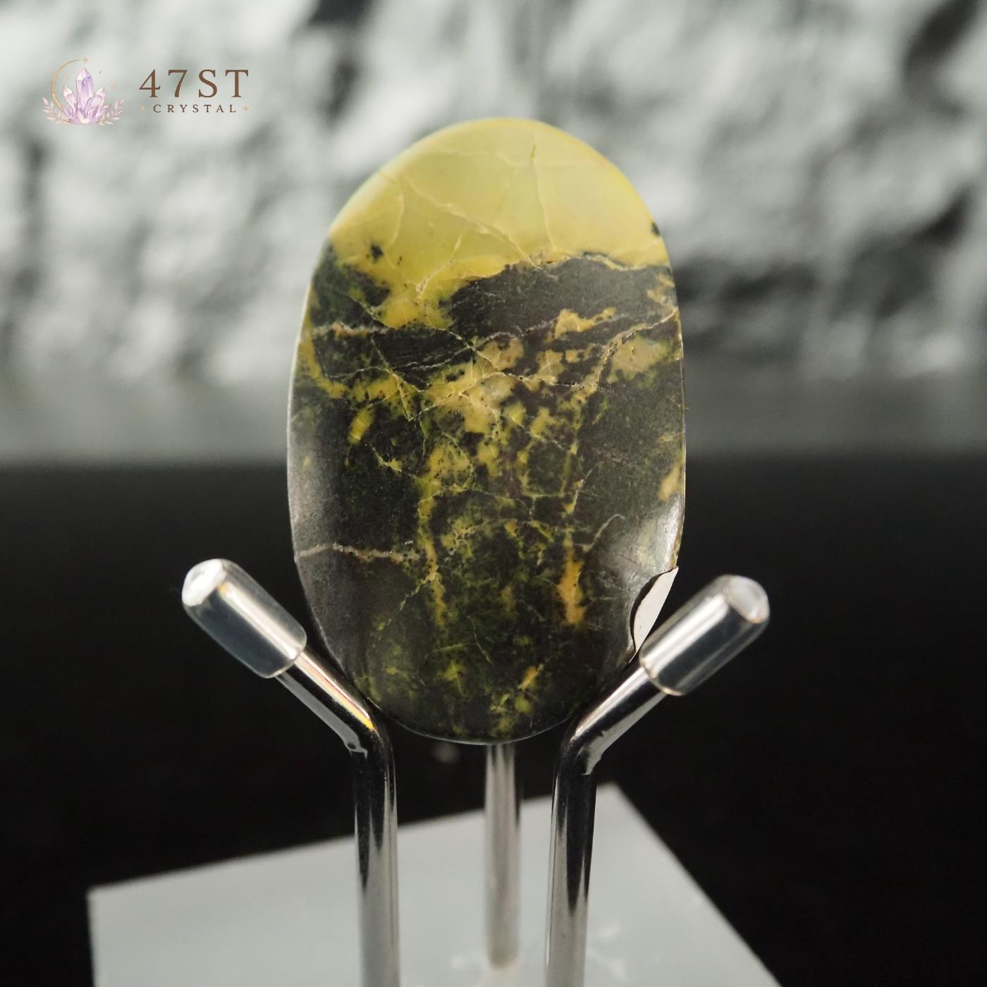 Serpentine Palm Stone