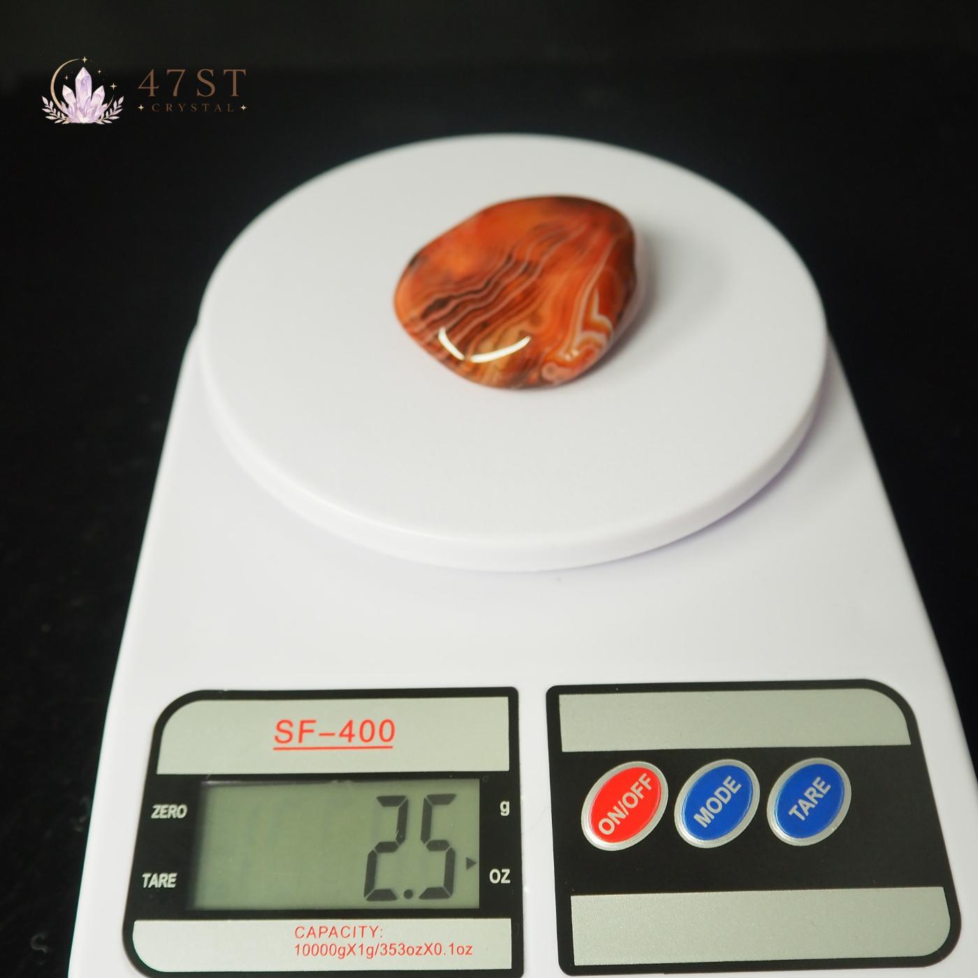 Sardonyx Palm Stone