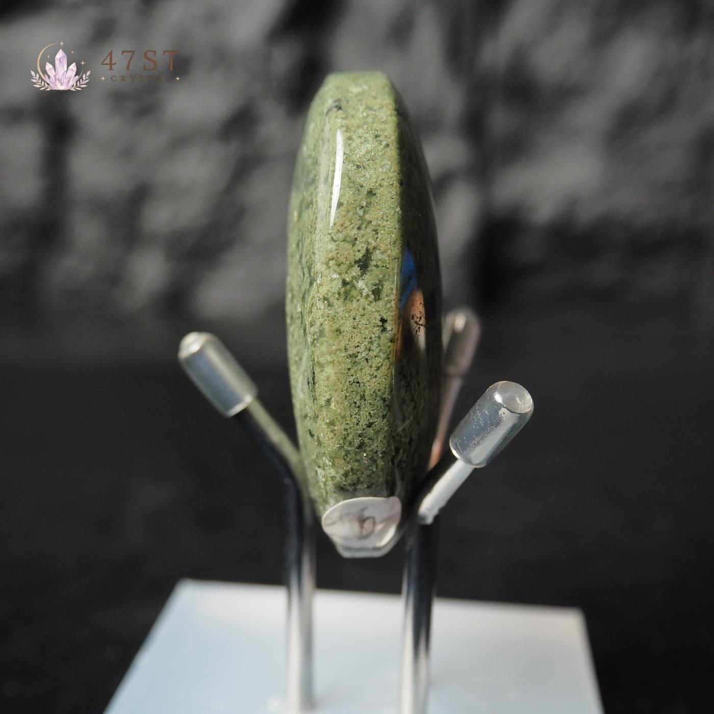 Moss Agate Palm Stone