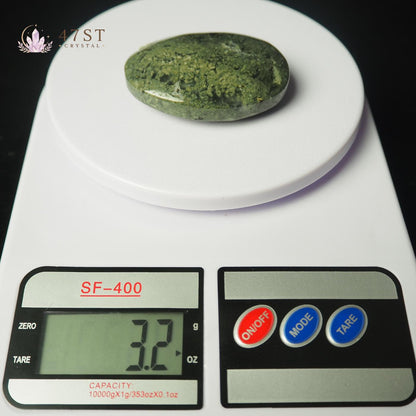 Moss Agate Palm Stone