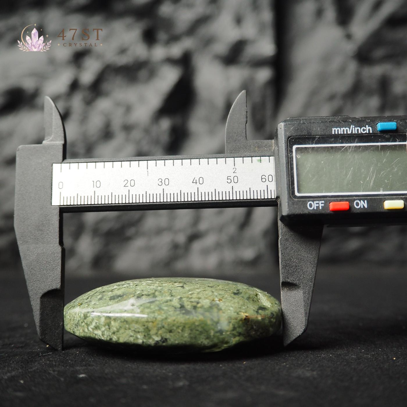 Moss Agate Palm Stone