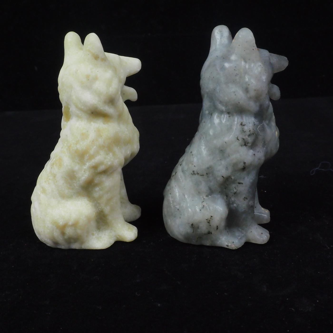 Muti-Material Wolf Carving