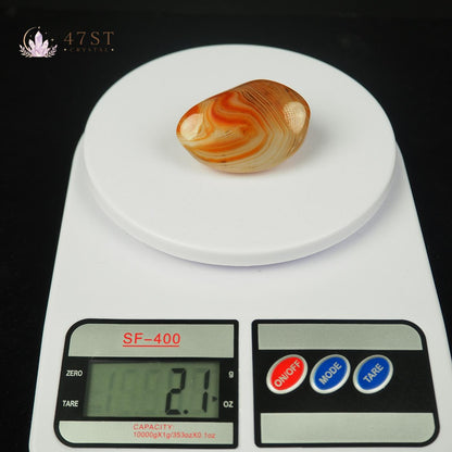 Sardonyx Palm Stone