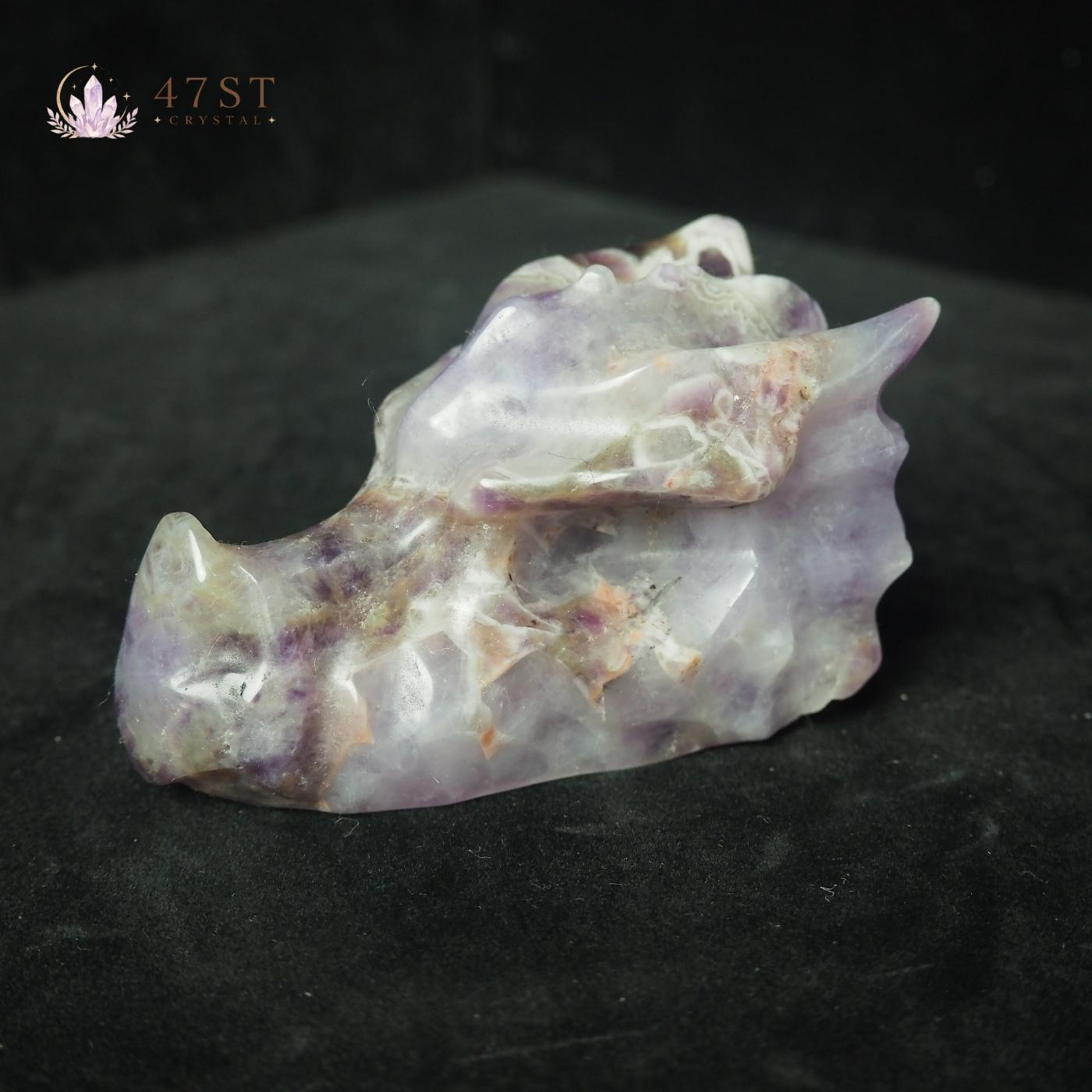 Dream Amethyst Dragon Head