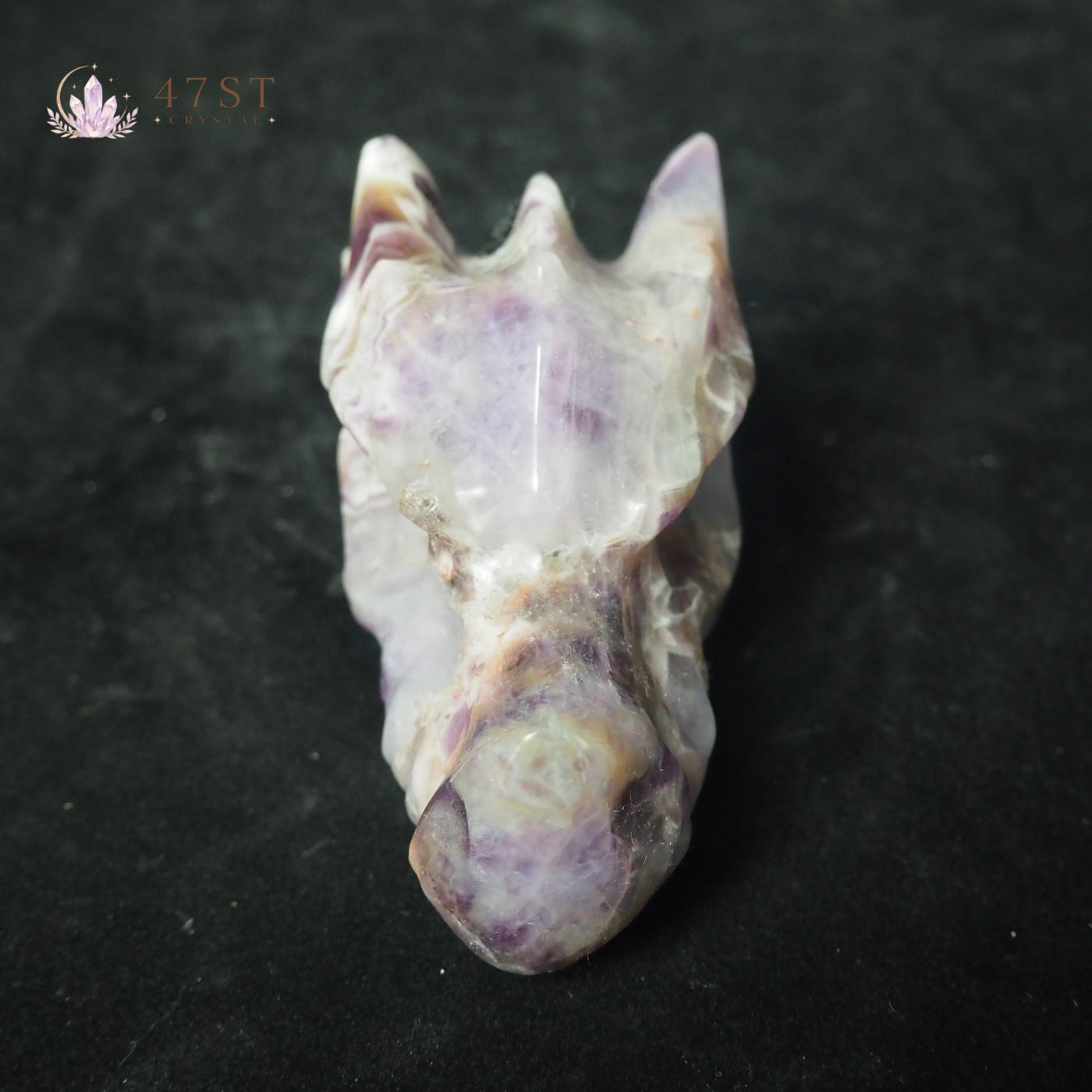 Dream Amethyst Dragon Head