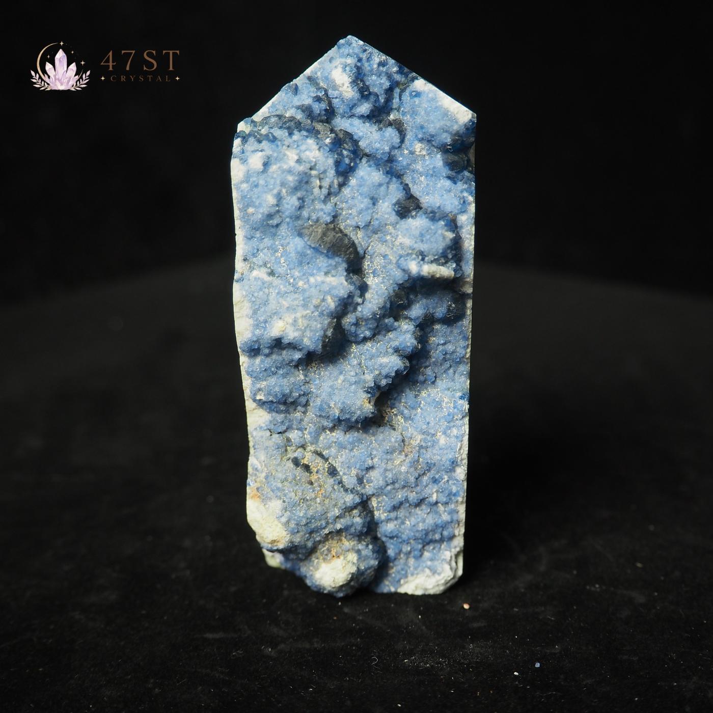 Blueberry Fluorite Cluster Tower