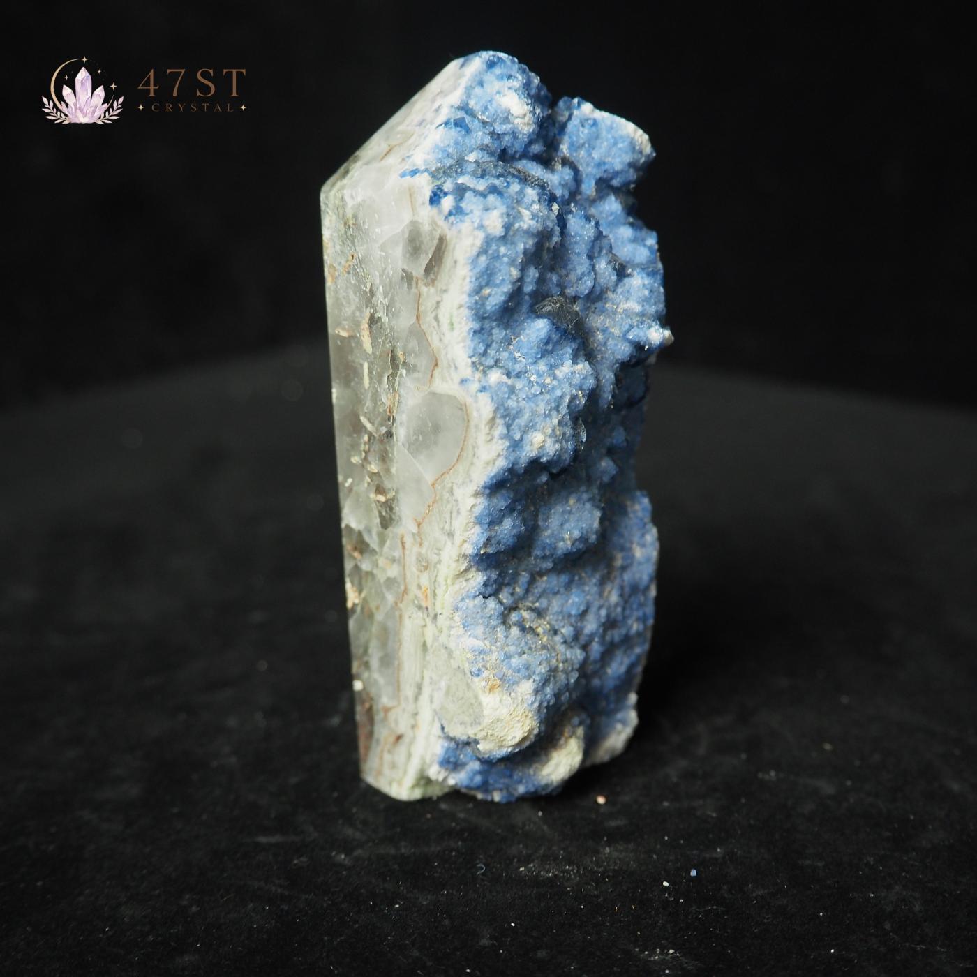 Blueberry Fluorite Cluster Tower