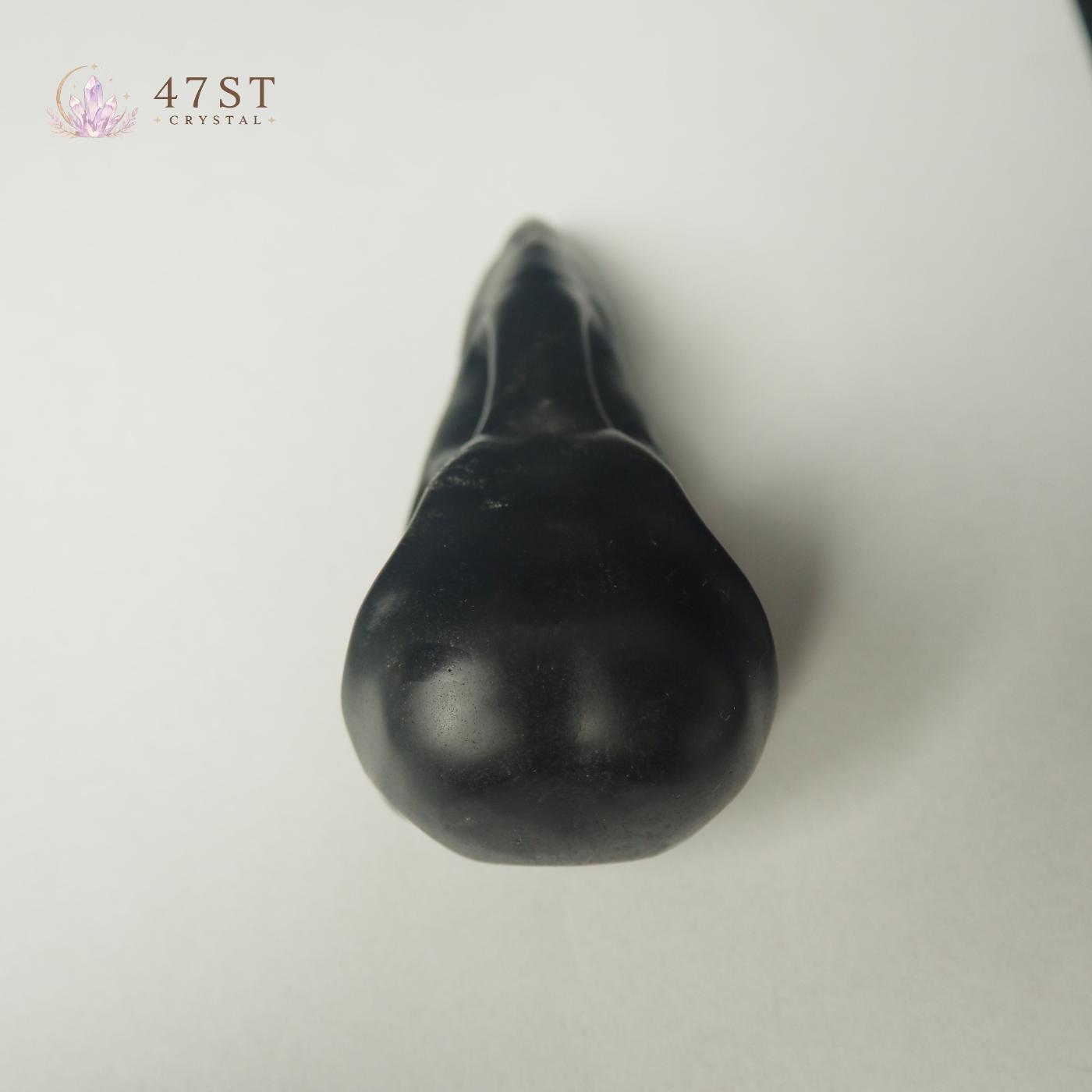 Obsidian Bird Skull