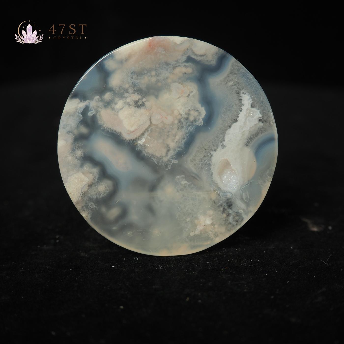 Flower Agate Disc