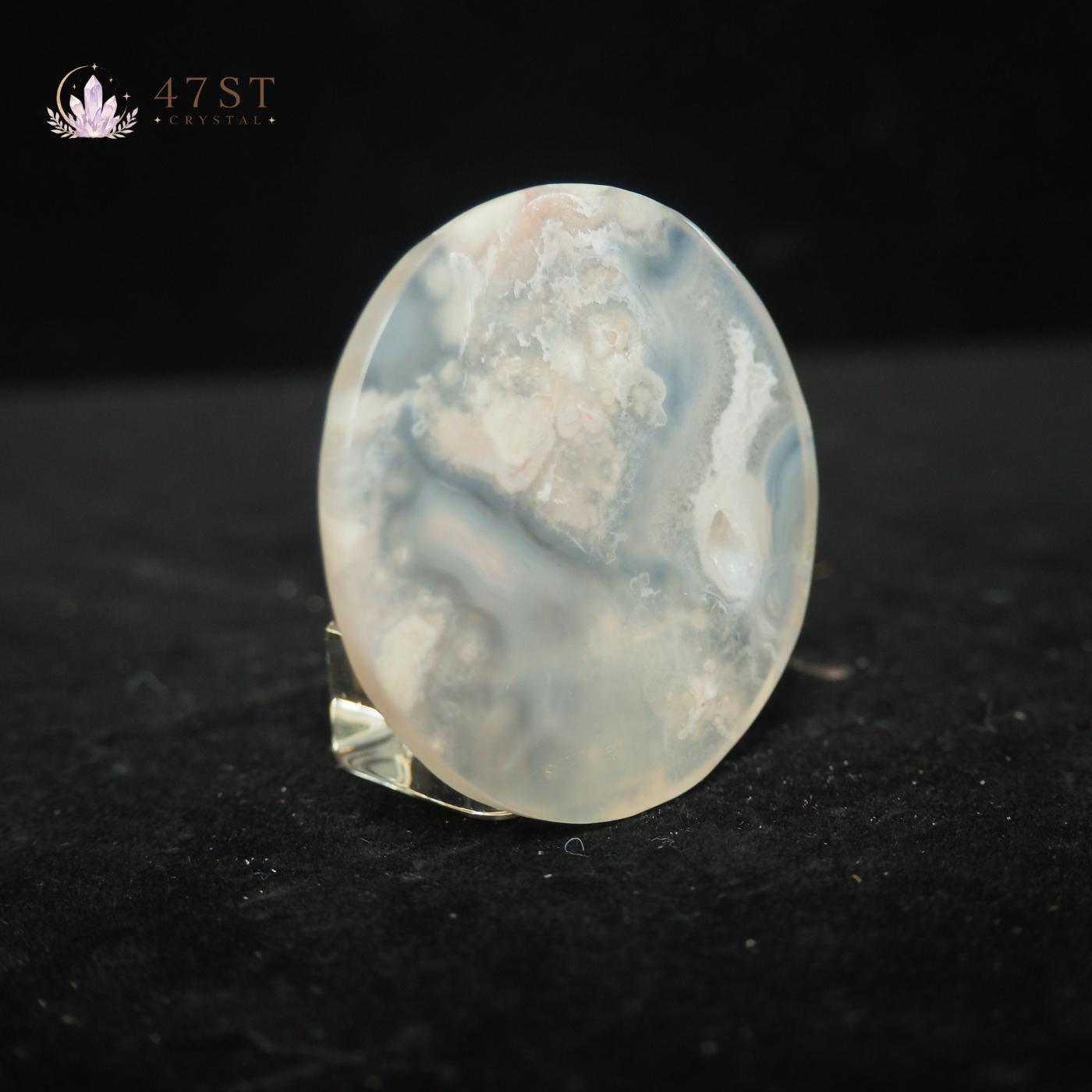 Flower Agate Disc